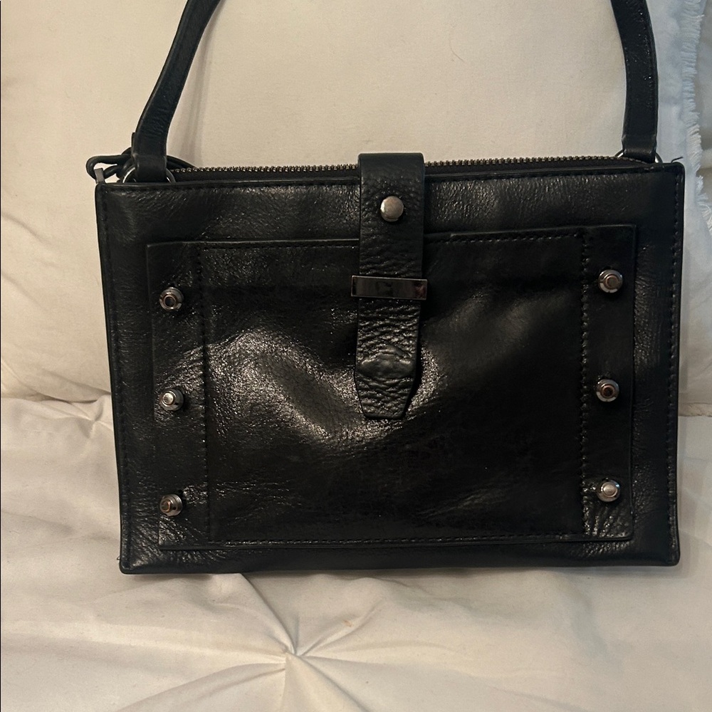 Botkier Black Leather Crossbody Bag